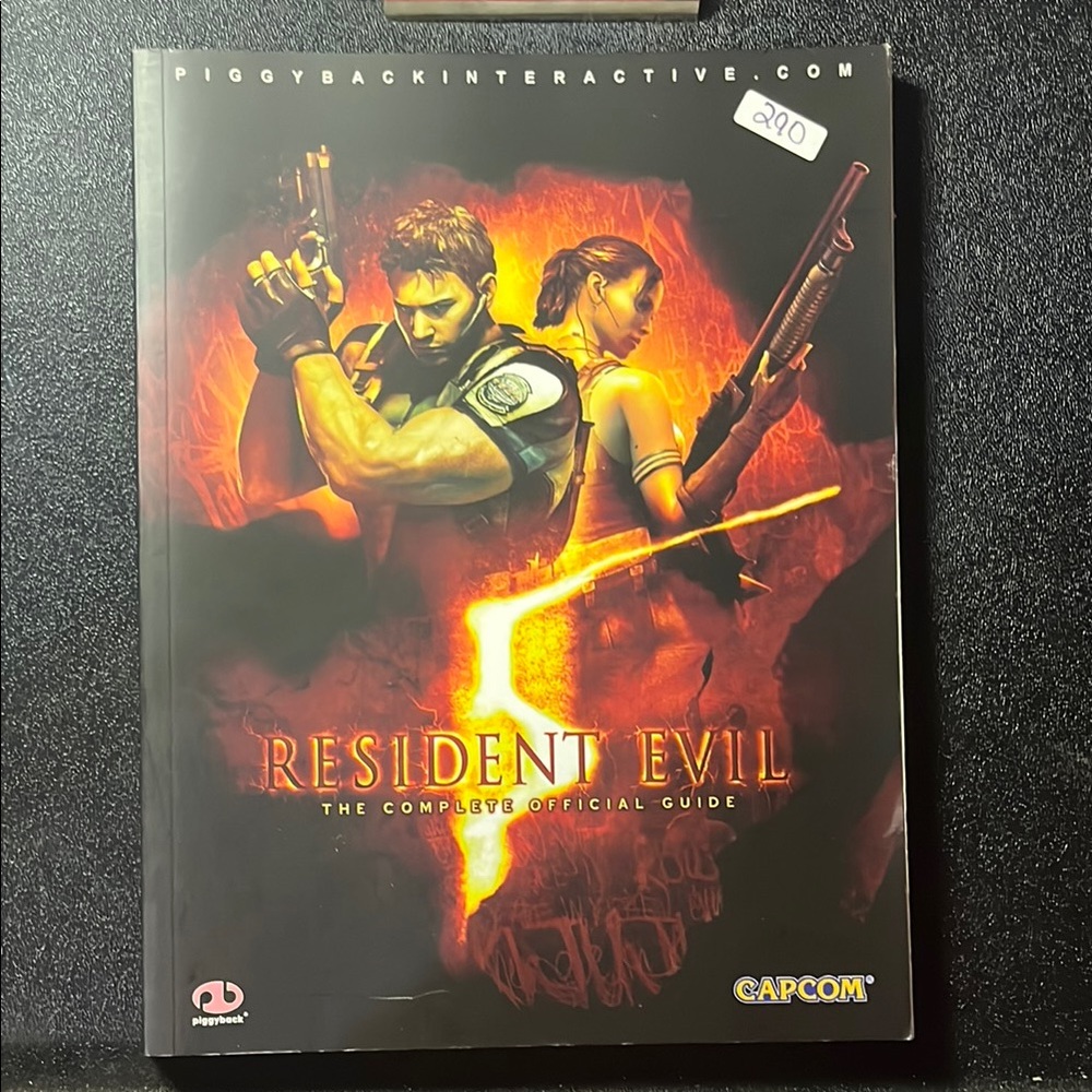 Resident Evil 5 Complete Guide Book - Black and Red